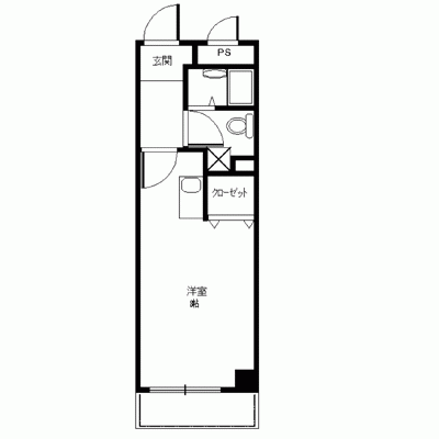 AP曽根2【広々28.50平米！禁煙ルーム★オートロック付き★バス・トイレ別★駐車場も別途料金で利用可能！】の間取り図