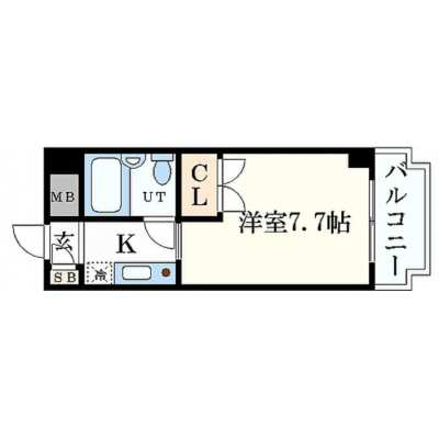 ◆パシオン新大阪１９【ネット無料(Wi-Fi対応)・新大阪駅徒歩２分・オートロック付】の物件間取り図