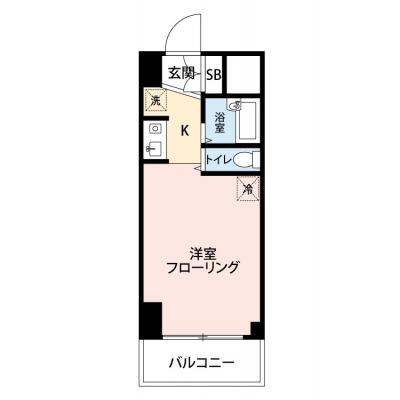 【🍧夏のクールダウン価格！🍧】【禁煙🚭/Wi-Fi無料🌐】マイナビSTAYミライエ築地駅前　302の物件間取り図