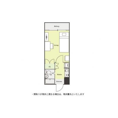 ユニオンマンスリー東大宮コンフォール１　102　1K・シングル☆■人気のデスク＆チェア付き♪女性も安心の室内洗濯機♪■JR東北本線「東大宮駅」徒歩5分/「東京駅」「大の物件間取り図