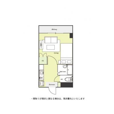 ユニオンマンスリー町田１　208　1K・セミダブル☆うれしいバストイレ別のお部屋♪くつろげる2人掛けソファ付き。新宿駅・横浜駅へダイレクトアクセスの間取り図