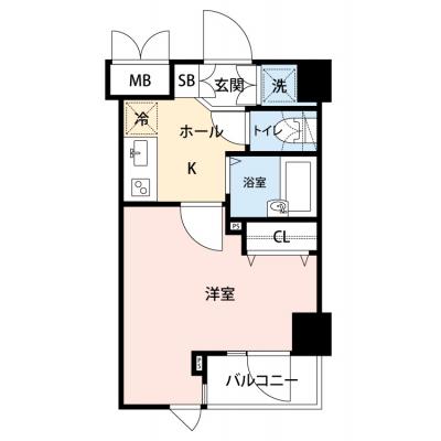 【🍧夏のクールダウン価格！🍧】【禁煙🚭/Wi-Fi無料🌐】マイナビSTAYミライエ氷川台　302の物件間取り図