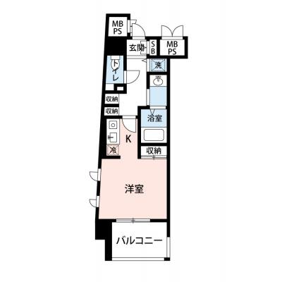 【🍡！秋の大感謝価格！🍡】【禁煙🚭/Wi-Fi無料🌐】マイナビSTAY本町公園　501の物件間取り図