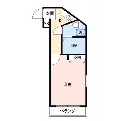 【🌈🍀初夏のお得キャンペーン開催🍀🌈】【禁煙🚭/テレワークに最適🌟無料高速Wi-Fi使い放題🎧】マイナビSTAYミライエ高円寺あづま通り　201の物件間取り図