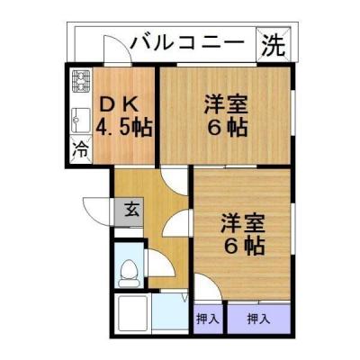 南台ハイツの物件間取り図