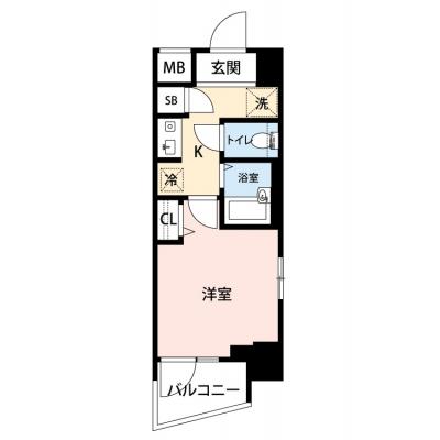 【🍡！秋の大感謝価格！🍡】【禁煙🚭/Wi-Fi無料🌐】マイナビSTAY赤羽橋駅前　803の物件間取り図