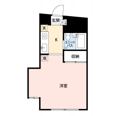 【🎉初期費用オフ｜お得なキャンペーン】【禁煙🚭】マイナビSTAYパレス吉祥寺　303の物件間取り図