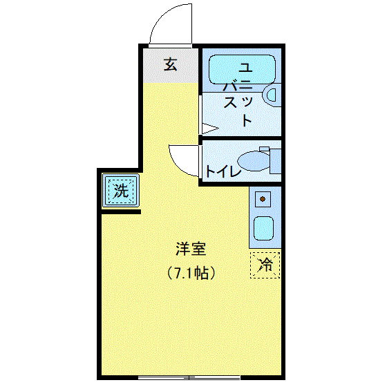 マンスリーリブマックス目黒線・西小山クレストウッド■『禁煙ルーム』【浴室乾燥付】≪スタンダードシリーズ≫の物件間取り図