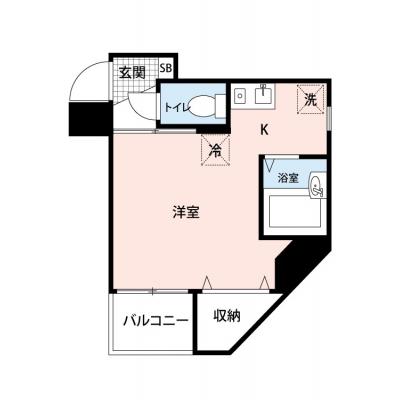 【🌿快適シーズン引越し応援キャンペーン🏡🌈】【禁煙🚭/テレワークに最適🌟無料高速Wi-Fi使い放題🎧】マイナビSTAY三鷹中町　302の物件間取り図