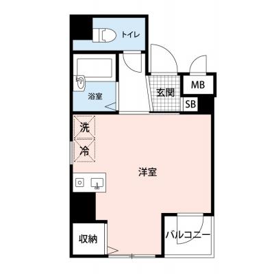 【🍡！秋の大感謝価格！🍡】【禁煙🚭/Wi-Fi無料🌐】マイナビSTAY三鷹中町　401の物件間取り図