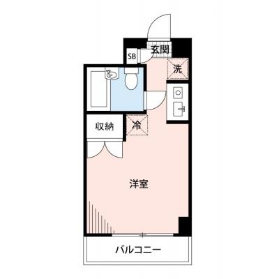 【🌸心機一転🌸春の引越し応援キャンペーン🏡🌷】【禁煙🚭】マイナビSTAYパレス立川錦町　603の物件間取り図
