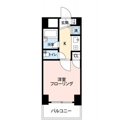 【🎉初期費用オフ｜お得なキャンペーン】【禁煙🚭/Wi-Fi無料🌐】マイナビSTAYミライエ西新宿駅前　801｜東京医科大学病院周辺の物件間取り図