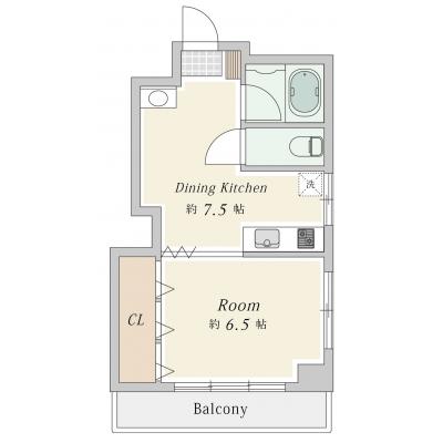 【リフォーム済】室内美装！インターネット無料！独立洗面台有！近くに商店街有・中野駅までも徒歩圏内！【ＭＨ中野A】の物件間取り図