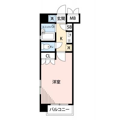 【🎉初期費用オフ｜お得なキャンペーン】【禁煙🚭/Wi-Fi無料🌐】マイナビSTAYミライエ南長崎　901の物件間取り図