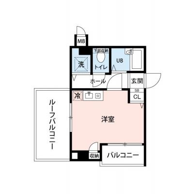 【🎉初期費用オフ｜お得なキャンペーン】【禁煙🚭】マイナビSTAYミライエ高円寺駅北口　803の物件間取り図