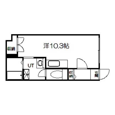 POROKARI函館中央病院前/五稜郭近く/ネット無料の物件間取り図