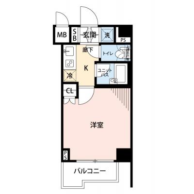 【🌸心機一転🌸春の引越し応援キャンペーン🏡🌷】【禁煙🚭/テレワークに最適🌟無料高速Wi-Fi使い放題🎧】マイナビSTAYミライエ狛江　206の物件間取り図