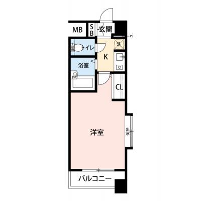 【🌿快適シーズンの引越し応援キャンペーン🏡🌈】【禁煙🚭/Wi-Fi無料🌐】マイナビSTAYミライエ中目黒　1003の物件間取り図