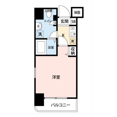 【🌿快適シーズン引越し応援キャンペーン🏡🌈】【禁煙🚭/テレワークに最適🌟無料高速Wi-Fi使い放題🎧】マイナビSTAY横浜みなとみらい　1004の物件間取り図