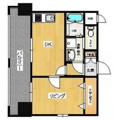 ★5月入居特典★お得な割引キャンペーン実施中！箱崎駅から徒歩3分の好立地で便利です♪ ネット無料もおすすめポイント！の間取り図
