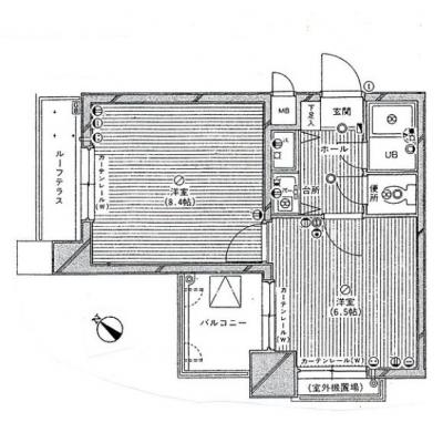 ★5月入居特典★お得な割引キャンペーン実施中！リビングと寝室が分かれています！広々1ＬＤＫマンション（32.24㎡）・インターネット無料です♪の間取り図