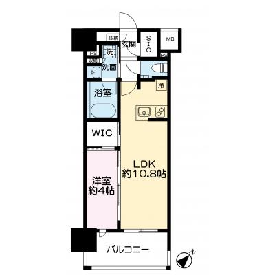 ★5月入居特典★お得な割引キャンペーン実施中！2023年9月新築マンション☆ハイグレード設備仕様のお部屋です♪の間取り図