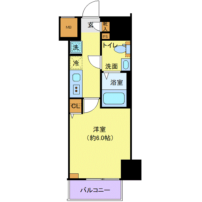 マンスリーリブマックス京成本線青砥スカイガーデン☆『禁煙ルーム・駅5分』【Wi-Fi無制限・独立洗面・浴室乾燥付】≪エクセレントシリーズ≫の物件間取り図