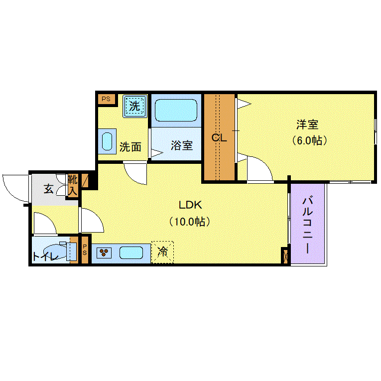 マンスリーリブマックス森下・両国クレヴァンス※『禁煙ルーム・1LDK・39平米』【Wi-Fi無制限・追い焚き機能】≪ラグジュアリーシリーズ≫の物件間取り図