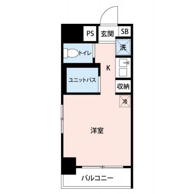 【🌿快適シーズン引越し応援キャンペーン🏡🌈】【禁煙🚭/テレワークに最適🌟無料高速Wi-Fi使い放題🎧】マイナビSTAYミライエ若松河田　703の物件間取り図