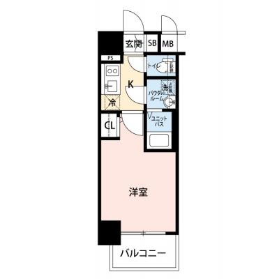 【🌈🍀初夏のお得キャンペーン開催🍀🌈】【禁煙🚭/テレワークに最適🌟無料高速Wi-Fi使い放題🎧】マイナビSTAY福島　301の物件間取り図