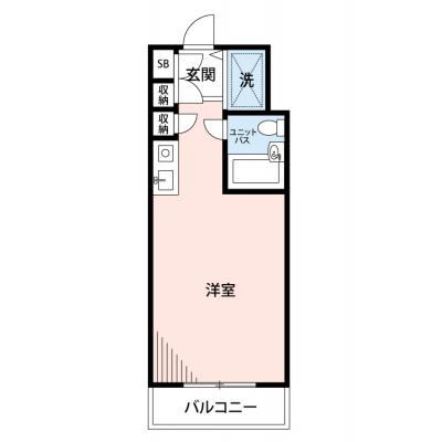 【🌈🍀初夏のお得キャンペーン開催🍀🌈】【禁煙🚭/テレワークに最適🌟無料高速Wi-Fi使い放題🎧】マイナビSTAYパレス成増サウス　304の物件間取り図