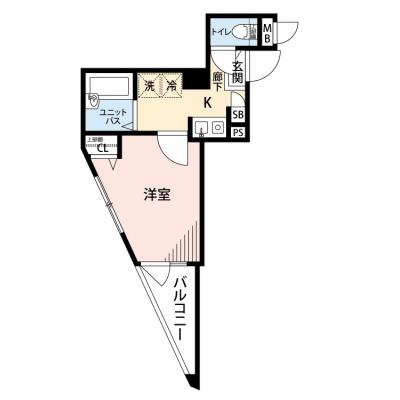 【🌈🍀初夏のお得キャンペーン開催🍀🌈】【禁煙🚭/テレワークに最適🌟無料高速Wi-Fi使い放題🎧】マイナビSTAYミライエ荻窪3丁目　304の物件間取り図