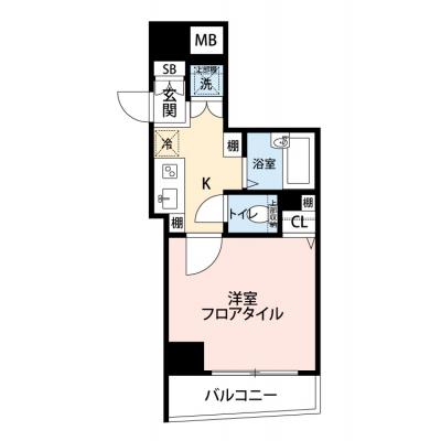【🍧夏のクールダウン価格！🍧】【禁煙🚭/Wi-Fi無料🌐】マイナビSTAYミライエ三軒茶屋太子堂　601の物件間取り図