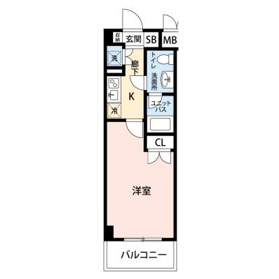 【🌈🍀初夏のお得キャンペーン開催🍀🌈】【禁煙🚭/テレワークに最適🌟無料高速Wi-Fi使い放題🎧】マイナビSTAY幕張本郷駅前　406の物件間取り図