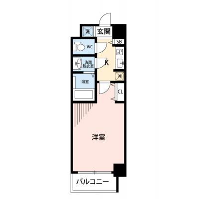 【60日以上の利用でお得🌈】【禁煙🚭/Wi-Fi無料🌐】マイナビSTAY新大阪スタイル　806の間取り図