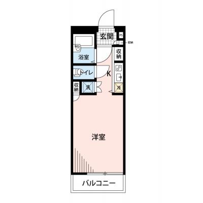 【🌿快適シーズン引越し応援キャンペーン🏡🌈】【禁煙🚭/テレワークに最適🌟無料高速Wi-Fi使い放題🎧】マイナビSTAYミライエ多摩川WEST　402の物件間取り図