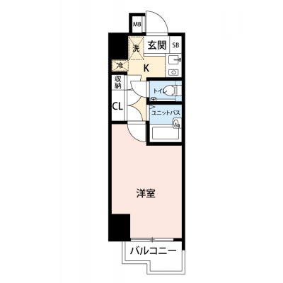 【🎉初期費用オフ｜お得なキャンペーン】【禁煙🚭/Wi-Fi無料🌐】マイナビSTAY西麻布　701の物件間取り図