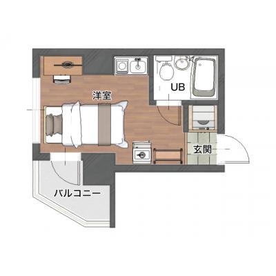 レントライフマンスリー横浜平沼橋駅前【契約・事務手数料無料！】の間取り図