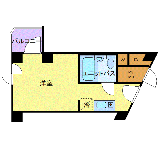 マンスリーリブマックス青山外苑前ステイ★『禁煙ルーム・駅5分』【UBタイプ】≪スマートシリーズ≫の物件間取り図