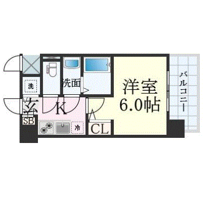 グッドステイ天神橋筋六丁目駅西リュクス■【ハイクラス・Wi-Fi対応・設備充実】の物件間取り図
