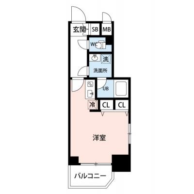 【🎍年末年始大感謝祭🎍】【禁煙🚭/Wi-Fi無料🌐】マイナビSTAY本町うつぼ公園　709の物件間取り図