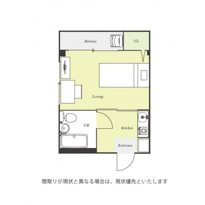 ユニオンマンスリー相武台前２　302　1K・シングル☆【禁煙ルーム】人気の角部屋＆二面採光！嬉しい宅配ボックス＆モニター付きインターフォン完備♪2ドア冷蔵庫や電の物件間取り図