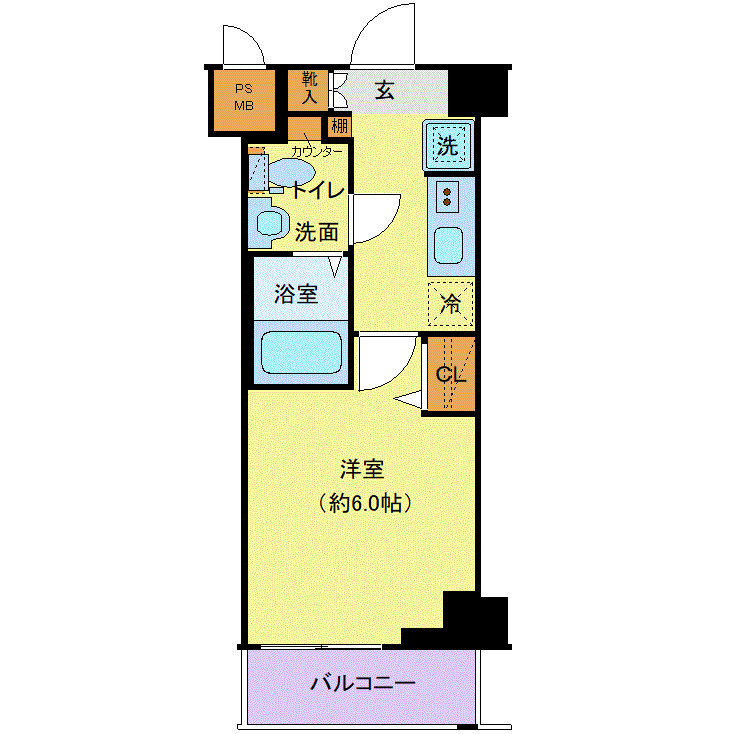 グッドステイ横浜・京急南太田ディアレイシャス△『禁煙ルーム・駅5分・Wi-Fi無制限・独立洗面・浴室乾燥付』【ハイクラス】の物件間取り図