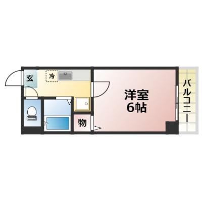 【BOニック】京都市役所前駅徒歩圏内！ゼスト御池や河原町方面、京都市役所も近いです！の物件間取り図