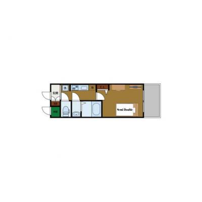 BraTTo新大阪イオリア【ビジネスマン向け💻】東淀川駅から徒歩4分圏内プラチナム物件👍の間取り図