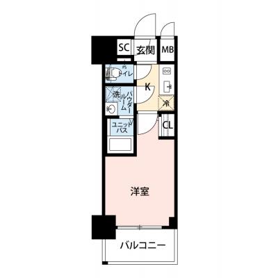 【🎉初期費用オフ｜お得なキャンペーン】【禁煙🚭/Wi-Fi無料🌐】マイナビSTAY新大阪ラヴァーグ　210の物件間取り図