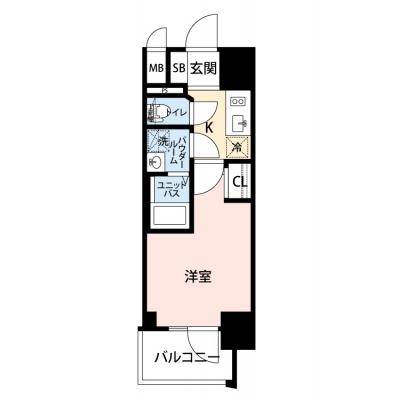 【🌿快適シーズンの引越し応援キャンペーン🏡🌈】【禁煙🚭/Wi-Fi無料🌐】マイナビSTAY新大阪ラヴァーグ　301の物件間取り図