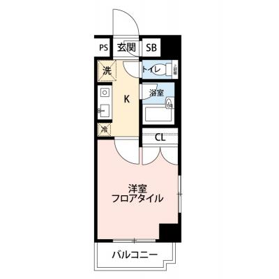 【🌿快適シーズンの引越し応援キャンペーン🏡🌈】【禁煙🚭/Wi-Fi無料🌐】マイナビSTAYミライエ世田谷用賀　701の物件間取り図