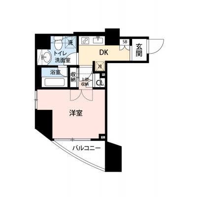 【🎉初期費用オフ｜お得なキャンペーン】【禁煙🚭/Wi-Fi無料🌐】マイナビSTAY元浅草三丁目　304の物件間取り図