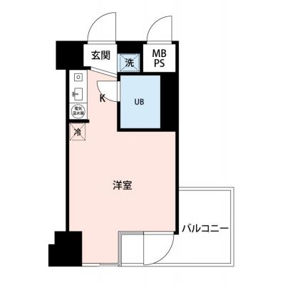 【🎉初期費用オフ｜お得なキャンペーン】【禁煙🚭】マイナビSTAYパレス王子　1005の物件間取り図